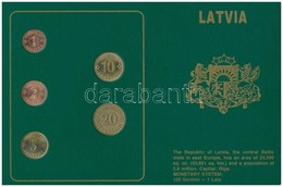 Lettország 1992. 1S-20S (5xklf) Forgalmi Sor Karton Díszcsomagolásban T:1
Latvia 1992. 1 Santims - 20 Santimu (5xdiff) C - Non Classificati