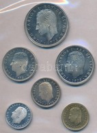 Spanyolország 1976. 50c-100Ptas (6xklf) Forgalmi Szett, M?b?r Tokban T:1 Spain 1976. 50 Centimos - 100 Pesetas (6xdiff)  - Non Classificati