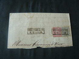 1872  ANCIENT PIECE OF FRONT OF COMMERCIAL LETTER  FROM GERMANY / / BEL FRAMMENTO DI FRONTELETTERA - Storia Postale