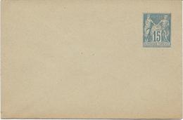 ENTIER POSTAL ENVELOPPE - TYPE SAGE 15 C BLEU N° 90 E2 - - Precursor Cards