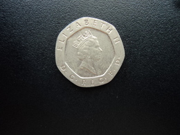 ROYAUME UNI : 20 PENCE  1987   KM 939    SUP - 20 Pence