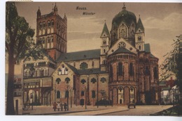 AK Neuss Bei Köln, Mönchengladbach, Duisburg - "MÜNSTER"  -seltene Alte Ansichtskarte - Litho !!! - Neuss