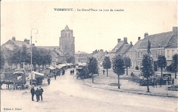 NORD - 59 - WORMHOUDT - La Grand Place Un Jour De Marché - Wormhout