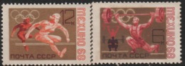 OLYMPIC 1968 UNUSED INCOMPLETE SET FROM RUSSIA.HURDLE RACE / WT.LIFTING - Zomer 1968: Mexico-City