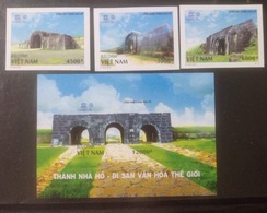 Vietnam Viet Nam MNH IMPERF Stamps & Souvenir Sheet Issued On 27th Of June 2018 : Ho Dynasty CItadel - Vietnam