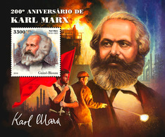 Guinea Bissau. 2018 200th Anniversary Of Karl Marx. (506b) - Karl Marx