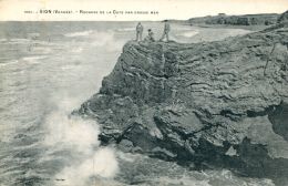 N°62834 -cpa Sion -rochers De La Cote Par Grosse Mer- - Talmont Saint Hilaire
