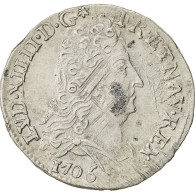 Monnaie, France, Louis XIV, 10 Sols Aux Insignes, 10 Sols-1/8 Ecu, 1706, Rennes - 1643-1715 Lodewijk XIV De Zonnekoning