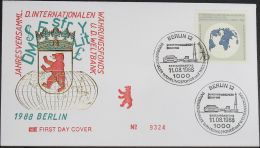 BERLIN 1988 Mi-Nr. 817 FDC - 1981-1990