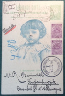 Bulgaria REGISTERED Postal Stationery Card PHILIPPOPLE 1896 > Constantinople (cover Lettre Bulgarie Enfant Children - Briefe U. Dokumente