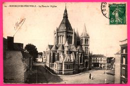 Bonsecours Péruwelz - La Place De L'Eglise - Animée - Phot. DELSART - 1914 - Péruwelz