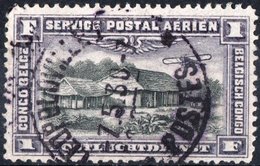 CONGO BELGA, BELGIAN CONGO, COLONIA BELGA, POSTA AEREA, AIRMAIL, 1934,  USATO Michel 43   Scott C2 - Used Stamps