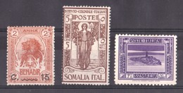 Somalie Italienne - N° 13 Oblitéré, N° 83 Neuf * Et N° 163 (dentelé 12) Neuf * - Somalia