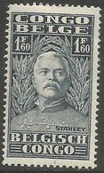 Belgian Congo - 1928 Henry Morton Stanley 1.60fr MLH *    SG 152  Sc 122 - Ongebruikt