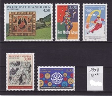 ANDORRE Lot 1998 Faciale N**  C271 - Collections