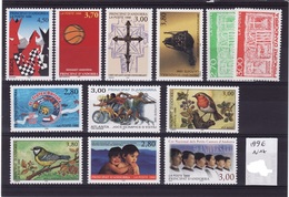 ANDORRE Lot 1996 Faciale N**  C274 - Collections