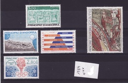 ANDORRE Lot 1984 Faciale N**  C288 - Colecciones