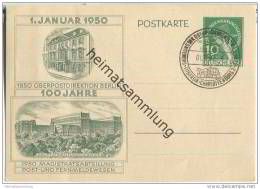 Postkarte Berlin - 100 Jahre Oberpostdirektion - Für Berliner Währungsgeschädigte - Sonderstempel - Postkaarten - Ongebruikt