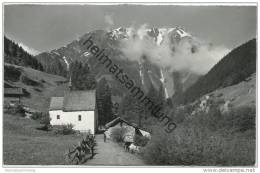 Schweiz - Wallis - Kapelle Giessen Bei Binn - Foto-AK 60er Jahre - Ziegen - Binn
