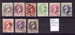 ALGERIE Serie 1944 Obli C350 - Collections, Lots & Séries