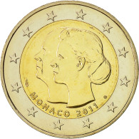 Monaco, 2 Euro, Mariage Princier, 2011, FDC, Bi-Metallic, KM:196 - Monaco