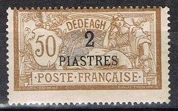 Sello DEDEAGH, 2 Piastres. Antigua Colonia Y Protectorado En Grecia, Yvert Num 14 * - Unused Stamps
