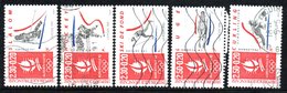 N° 2676 / 2680 - 1991 - Used Stamps