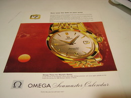 ANCIENNE PUBLICITE MONTRE OMEGA 1959 - Autres & Non Classés