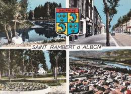 CPSM 10X15.  Mutivues ST RAMBERT D'ALBON (26) (dt Gde Rue Et Vue Aérienne) - Autres & Non Classés