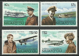 NIUAFO'OU 1987 AIR PIONEERS OF THRE SOUTH PACIFIC,AIRCRAFT SET MNH - Sonstige - Ozeanien