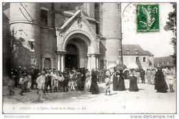 D65 HAUTES PYRENEES < OSSUN - L'EGLISE, SORTIE DE MESSE - Ossun