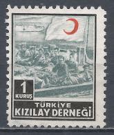 Turkey 1955. Scott #RA182 (U) Wounded Soldiers On Landing Raft - Timbres-taxe