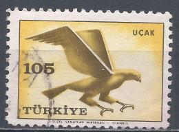 Turkey 1959. Scott #C34 (U) Bird, Hawk - Corréo Aéreo