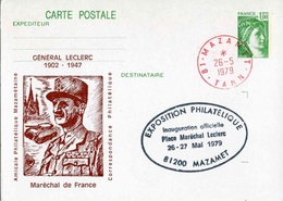 Entier Postal De 1978 Sur CP Avec Timbre "1,00 Liberté De Gandon" Et Repiquage Commémoratif - AK Mit Aufdruck (vor 1995)