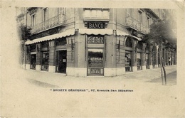 " SOCIETE GENERALE "  37, Avenida San Sebastian - C P A Espagnole De San Sébastien - Banques