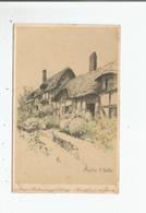 STARTFORD UPON AVON ANNE HATHAWAYS COTTAGE (MARJORIE C BATES ILLUSTRATION) - Stratford Upon Avon