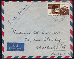 Ca0059 CONGO (Kinshasa) 1969, FIKIN Stamp On Kinshasa 1 Cover To Belgium, I.2(B) Cancellation - Covers