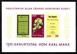 RDA. BF 22 De 1968. Karl Marx. - Karl Marx