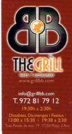 Carte De Visite De L'Hôtel The Grill BB, Platja D'Aro (vers 2015) - Tarjetas De Visita