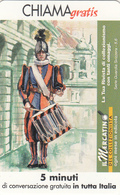 ITALY - Guardia Svizzera 5/6, Tirage 10.000,  CHIAMA GRATIS 5 M, Used - [4] Sammlungen