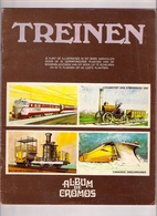 TREINEN ALBUM DE CHROMOS ©1971 Volledig Complet 32 CHROMO 16pg Encyclopedie Trein Train Station Vervoer Transport Z101 - Album & Cataloghi