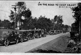 (68) CPA  On The Road To  Camp Grant   (Bon Etat) - Rockford