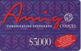 TARJETA DE COLOMBIA DE AMIGO DE COMCELDE $5000 (esquina Mordida) - Colombia