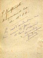 CARNET ORIGINAL CAMPAGNE D'UN POILU D'ARCACHON BRANCARDIER DE CORPS 18è PA 1914 MANUSCRITS DOCUMENTS VIEUX PAPIERS - 1914-18