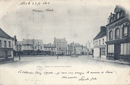 SOMME - 80 - CRECY EN PONTHIEU - Place Du Marché Au Gains - Crecy En Ponthieu