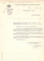 Factuur Facture Brief - NMBS - Gent - Spoorwegen Trein - 1951 - Transportmiddelen