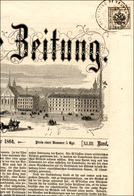 168 1864 - 1 Kr. Nero (2), Perfetto, Su Giornale Completo Del 17/12/1864, Annullato Con Bollo Di Verona.... - Lombardo-Vénétie