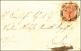 222 ZOGNO, LOV Punti 7 - 15 Cent. (20), Perfetto, Su Lettera Del 6/5/1857 Per Sondrio.... - Lombardo-Venetien