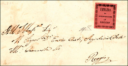 251 SANITA' 1855 - Lettera Spedita Dal Lazzaretto Di Villa S. Pellegrino 14/8/1855 A Reggio Con Tagli Di... - Modena