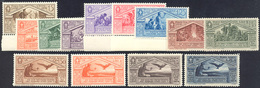 1185 1930 - Virgilio, Serie Completa Con Posta Aerea (282/290+A), Gomma Originale Integra, Perfetti.... - Altri & Non Classificati